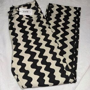 Cider Wavy Retro Straight Leg Jeans